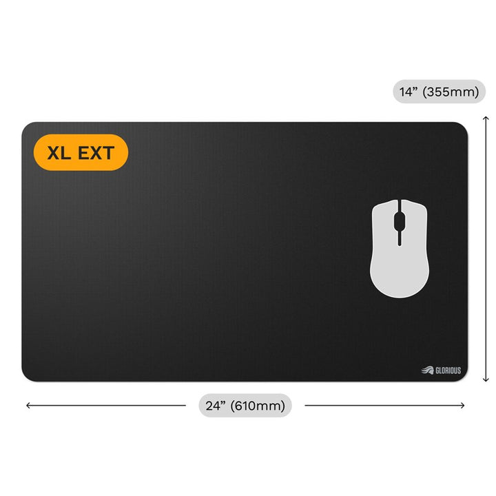 Glorious Mouse Pad 2 XL Extended Edgeless - Black