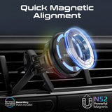 Promate MagChill-GA 15W ActiveCool Cradleless Qi2 Certified Wireless Smartphone Charger Mount
