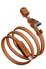 Energea SHEATH TRAVEL, 2-IN-1  C TO C + A CABLE, 480MBPS, 60W, 1.2M -ORANGE