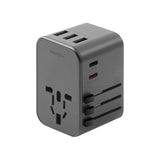 Energea TRAVELWORLD ADAPTER 35, 3A2C 35.5W - GUNMETAL
