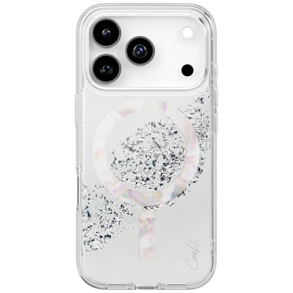Uniq Coehl Iphone 17 Pro (2025) 6.3 Magnetic Charging Crystelle - Sparkling Silver