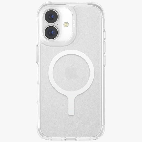 Uniq Hybrid Lifepro Xtreme MagClick Case for iPhone 17 - Frost Clear / White