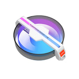 Alseye Φ12(DM12)-W DC 12V High Air Pressure Case Fan Support ARGB with Hidden Screws Option - White