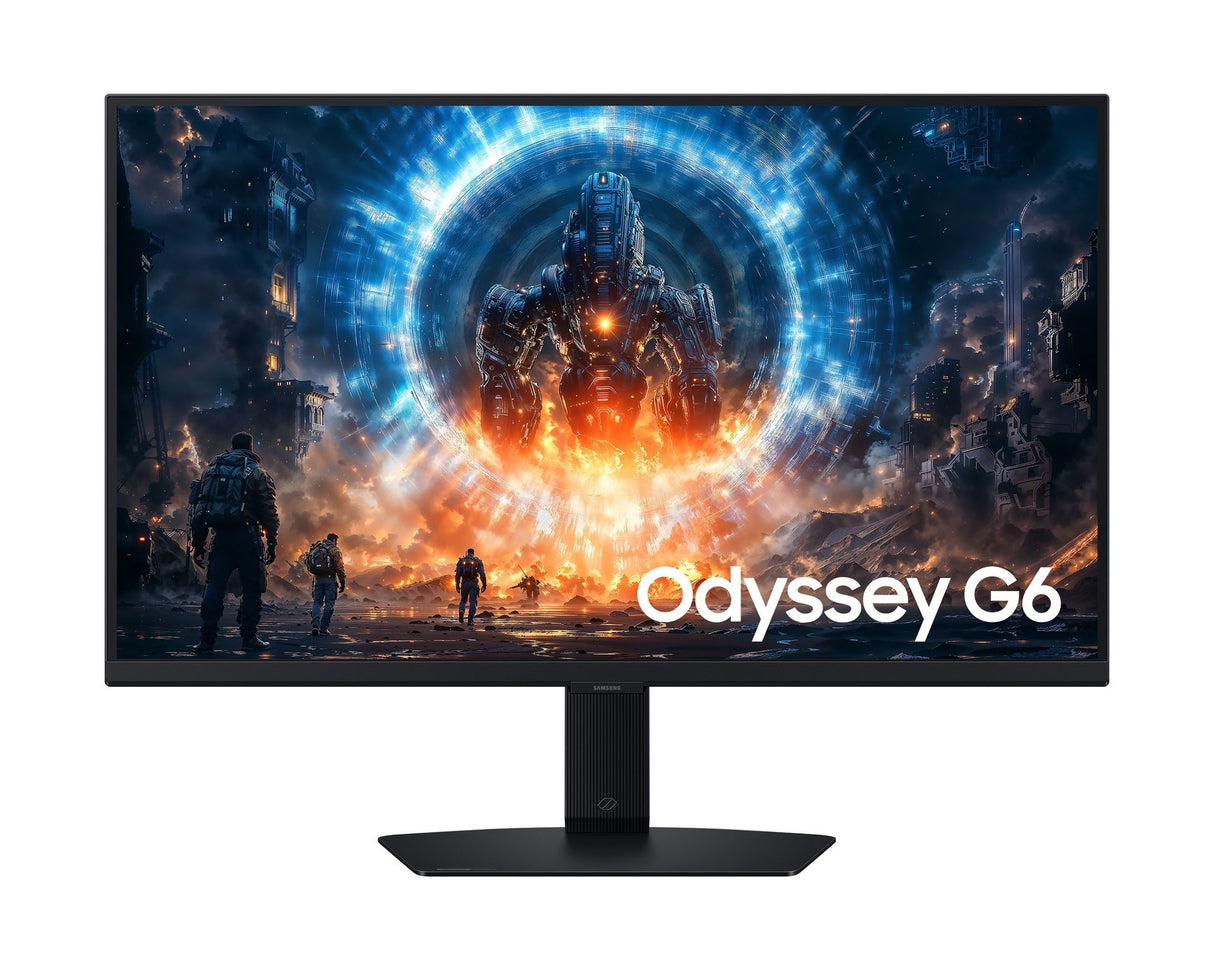 سامسونج أوديسي G6 G60F شاشة ألعاب 27 بوصة QHD، معدل تحديث 350 هرتز، زمن استجابة 1 مللي ثانية، G-Sync مع دوران مسطح LS27FG600EMXUE