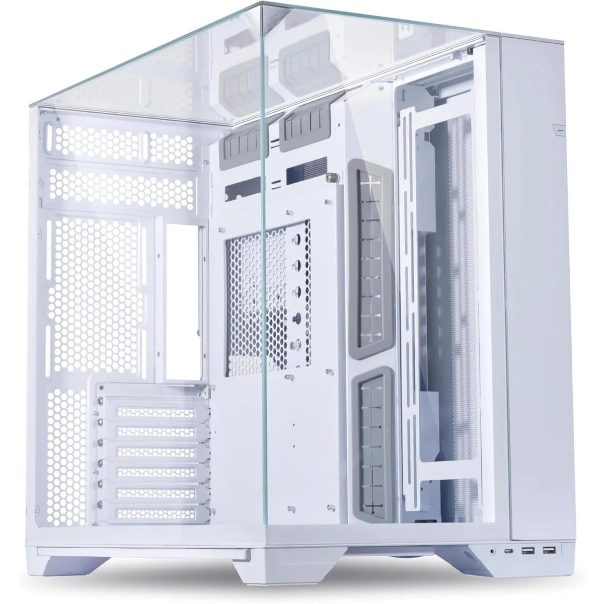 LIAN LI O11 VISION Tempered Glass Mid Tower Gaming Case (Fans Not Included)