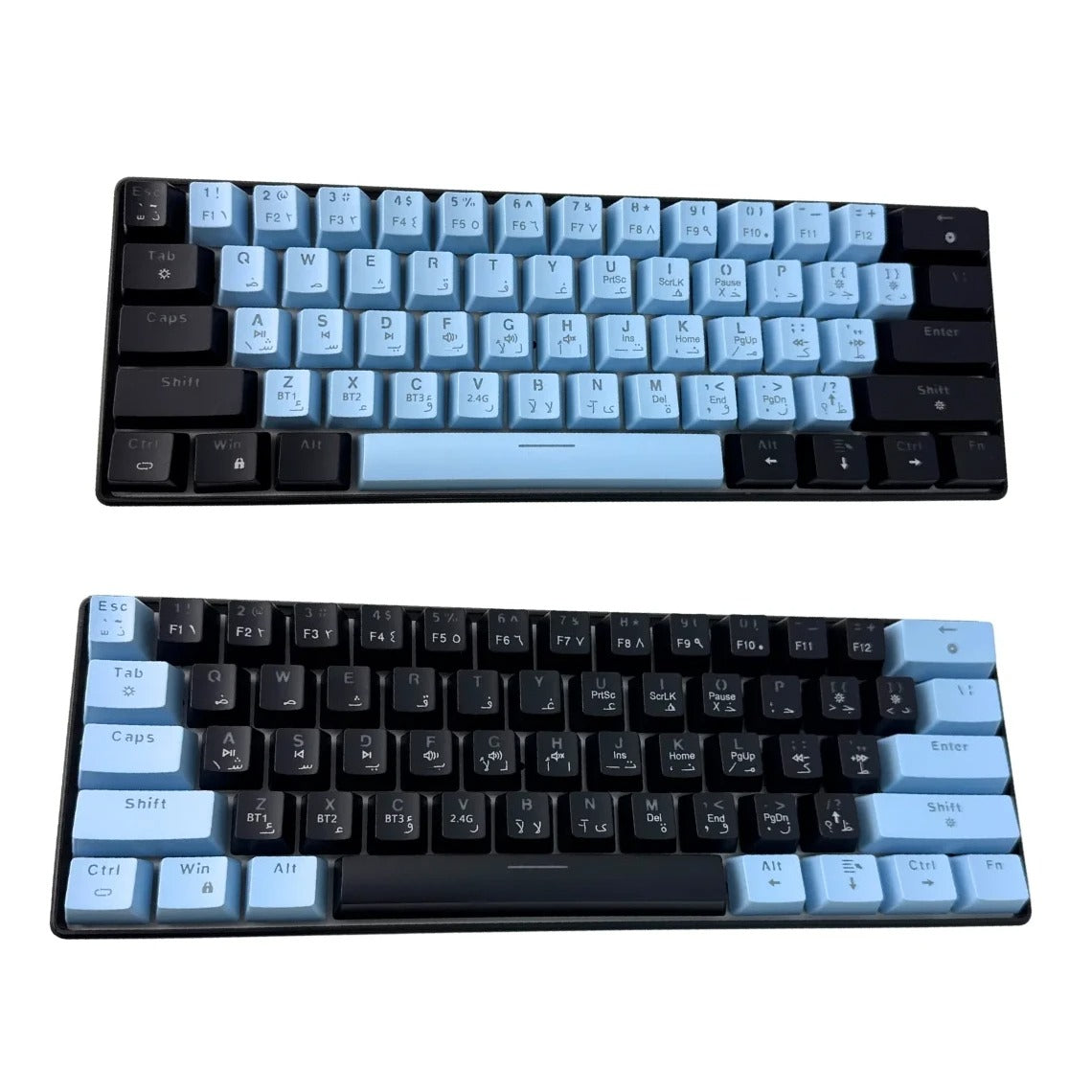 SKYLiON RGB Wireless Mechanical Keyboard (61-Key)Balck & Blue