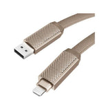 بازيك جو تشارج ألوكيبل – كابل شحن 4 في 1 من الألمنيوم بمدخل USB-A / USB-C ومخرج USB-C / لايتنينج – شحن سريع PD – 1 متر – ذهبي