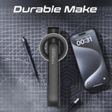 Promate MagSafe Compatible Foldable Selfie Stick with BT Remote Control - Black