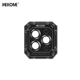 WEKOME WTPC-009 Vacha Series Corning Camera-shape Metal Lens Protector - Black  for Iphone 15 Pro / Pro Max