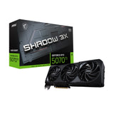 ام اس اي بطاقة رسومات للألعاب GeForce RTX 5070 Ti 16G SHADOW 3x OC - اسود