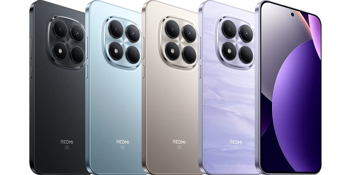 Redmi Note 15 Pro 5G Mediatek Dimensity 7400 Ultra, 12GB RAM 256GB Storage, 50MP+8MP AI + 20MP Camera, 6.83" 120Hz, 6580mAh with 45W charge