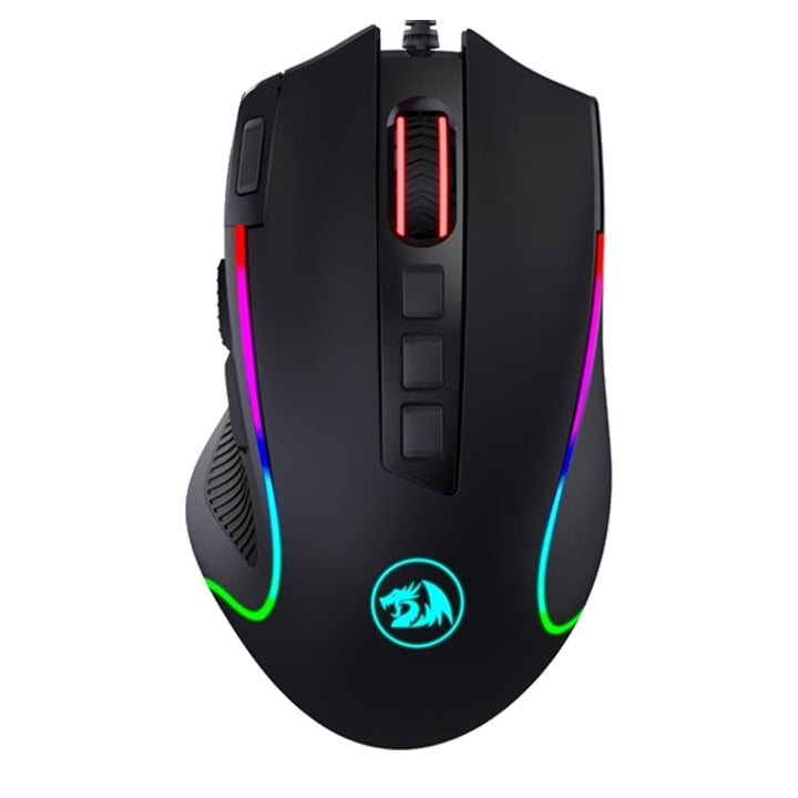 Redragon M612 Predator 8000 DPI RGB Wired Optical Gaming Mouse - Black