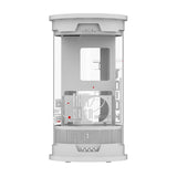 Alseye FIRST CLASS-01 FC01Micro ATX / ITX Air Flow Cylinder Acrylic PC Case - White