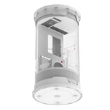 Alseye FIRST CLASS-01 FC01Micro ATX / ITX Air Flow Cylinder Acrylic PC Case - White