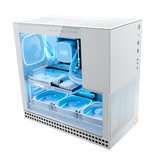 Geometric Future Model 4 King Arthur Compact 35L with enhanced flexibility ATX PC Case - White