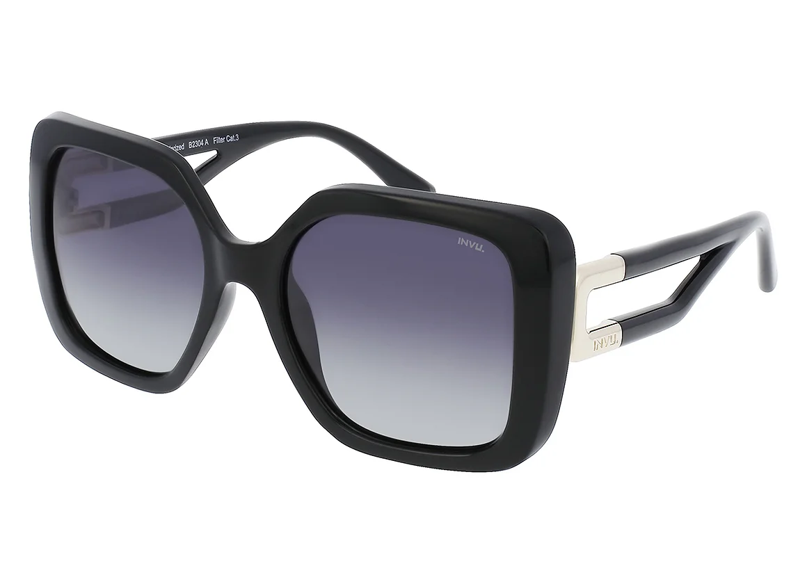 INVU  Women Sunglass , Black B2305A