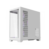 PC Case DarkFlash Aigo FT418 Pro Mid Tower Two Panel Front & Left Side Tempered Glass Case with 7 RGB Fans - White