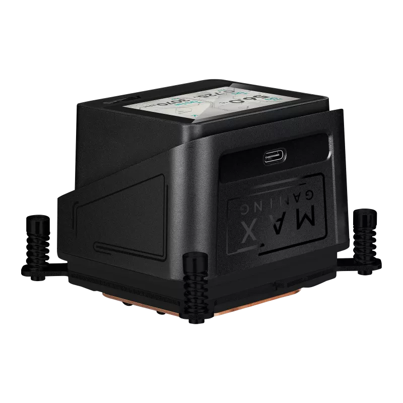 مبرد سائل لوحدة المعالجة المركزية أسوس ماكس للألعاب LC360 ARGB LCD - أسود
