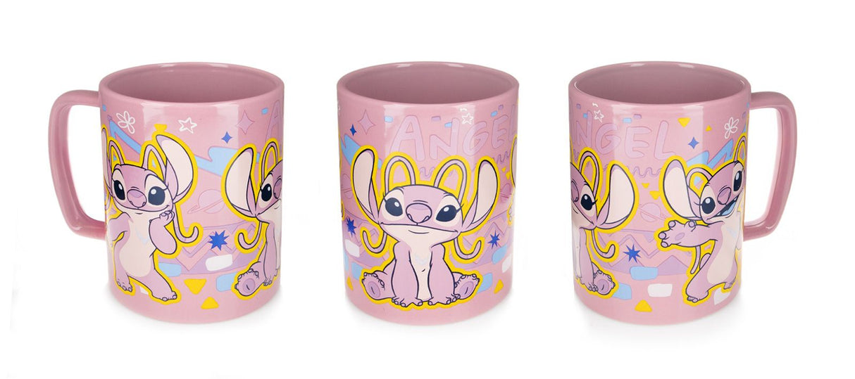 LILO & STITCH FUZZY MUG - ANGEL