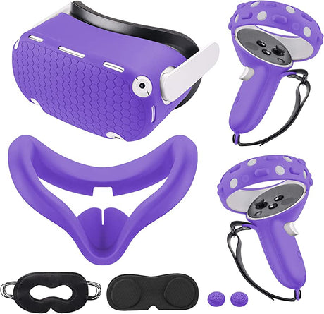 Gamax oculus quest 2 Silicone Protective Case Set