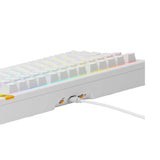 GLORIOUS GMMK 3 HE 75% Prebuilt Wired Mechanical Gaming Keyboard Arabic - White