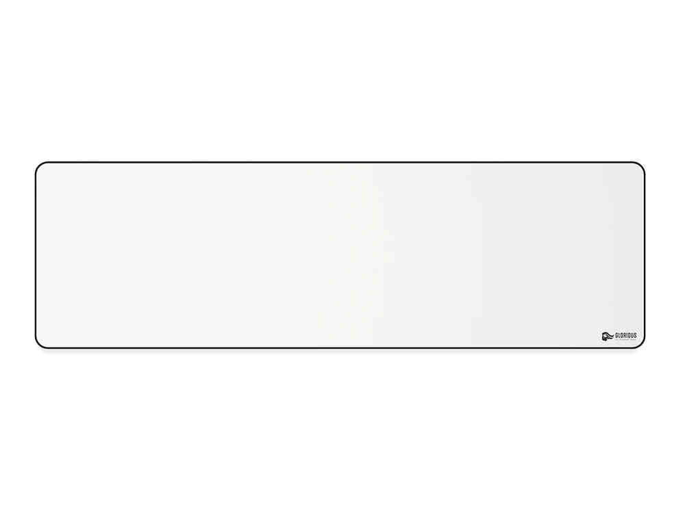 Glorious Extended Gaming Mouse Mat/Pad 11"x36" - White