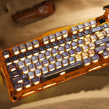 GravaStar Mercury K1 Pro 75% Wireless Mechanical Gaming Special Edition Keyboard - Battle Worn Yellow