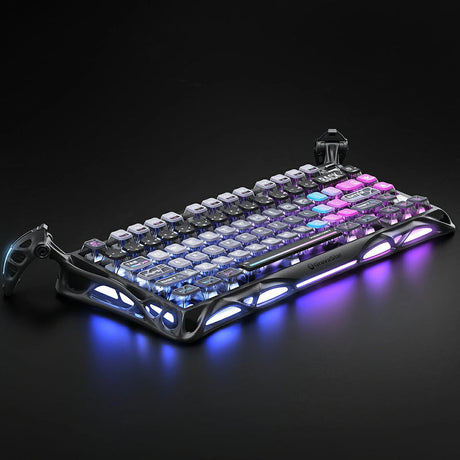 GravaStar Mercury K1 Pro 75% Wireless Mechanical Gaming Keyboard - Galaxy Black