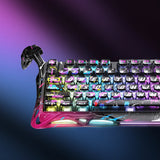 لوحة مفاتيح الألعاب GravaStar Mercury V75 Pro بنسبة 75% بمفاتيح مغناطيسية بتقنية Hall Effect – إصدار خاص Neon Graffiti