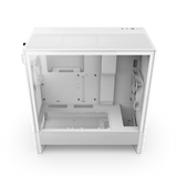NZXT H5 Flow (2024) Compact Mid-Tower ATX Case - White