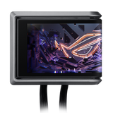 Asus ROG RYUO IV 360 ARGB CPU Liquid Cooler with 6.67" Curved 2K AMOLED Display - Black