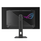 شاشة ألعاب مسطحة Asus Rog Strix XG XG32UCWMG OLED مقاس 32 بوصة، تدعم وضعَي 4K بمعدل تحديث 240 هرتز أو FHD بمعدل تحديث 480 هرتز، وزمن استجابة 0.03 مللي ثانية، متوافقة مع معيار VESA DisplayHDR - أسود