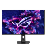 شاشة ألعاب مسطحة Asus Rog Strix XG XG32UCWMG OLED مقاس 32 بوصة، تدعم وضعَي 4K بمعدل تحديث 240 هرتز أو FHD بمعدل تحديث 480 هرتز، وزمن استجابة 0.03 مللي ثانية، متوافقة مع معيار VESA DisplayHDR - أسود