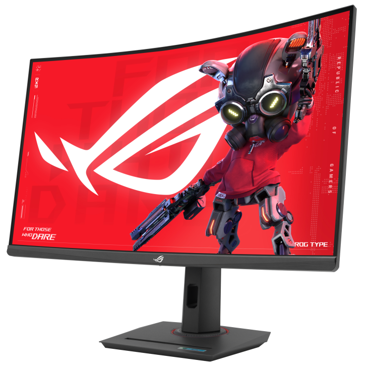 Asus Rog Strix XG32WCMS, 32" ,QHD 2560x1440, 280Hz Refresh Rate, 1ms Response time Curved Gaming Monitor