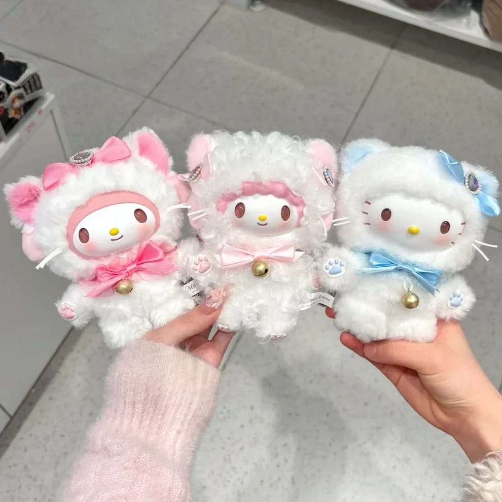 Sanrio characters Shining Meow Group Series Plush Relaxing T (Blind Box) selling per piece - 25MR-015