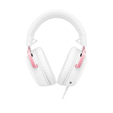 HyperX Cloud III Wired Gaming Headset Compatible with all Platforms - White & Pink