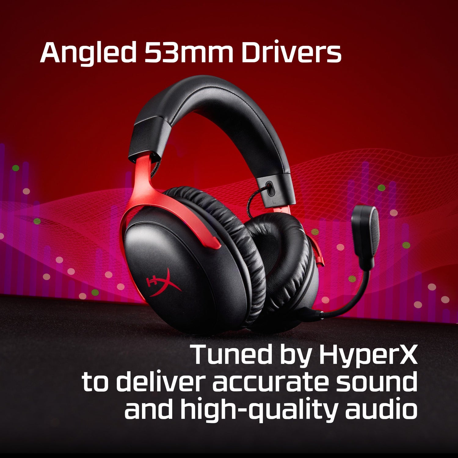 HyperX Cloud III S Wireless Gaming Headset compatible with PC, Mac, PS5, Mobile, Switch