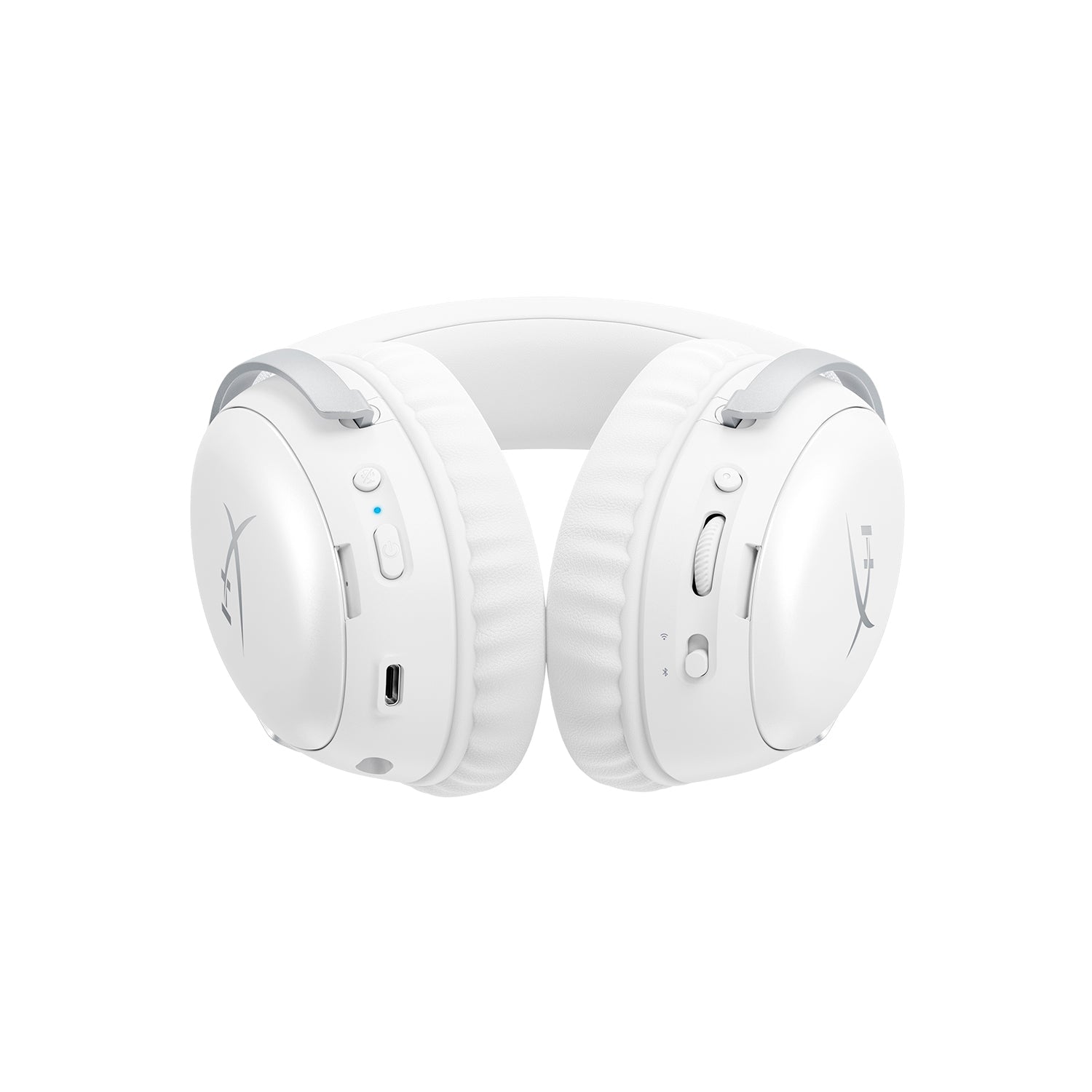 HyperX Cloud III S Wireless/Bluetooth/Wired Gaming Headset Compatible with PS5, Switch, PC, Mac & Mobile - White