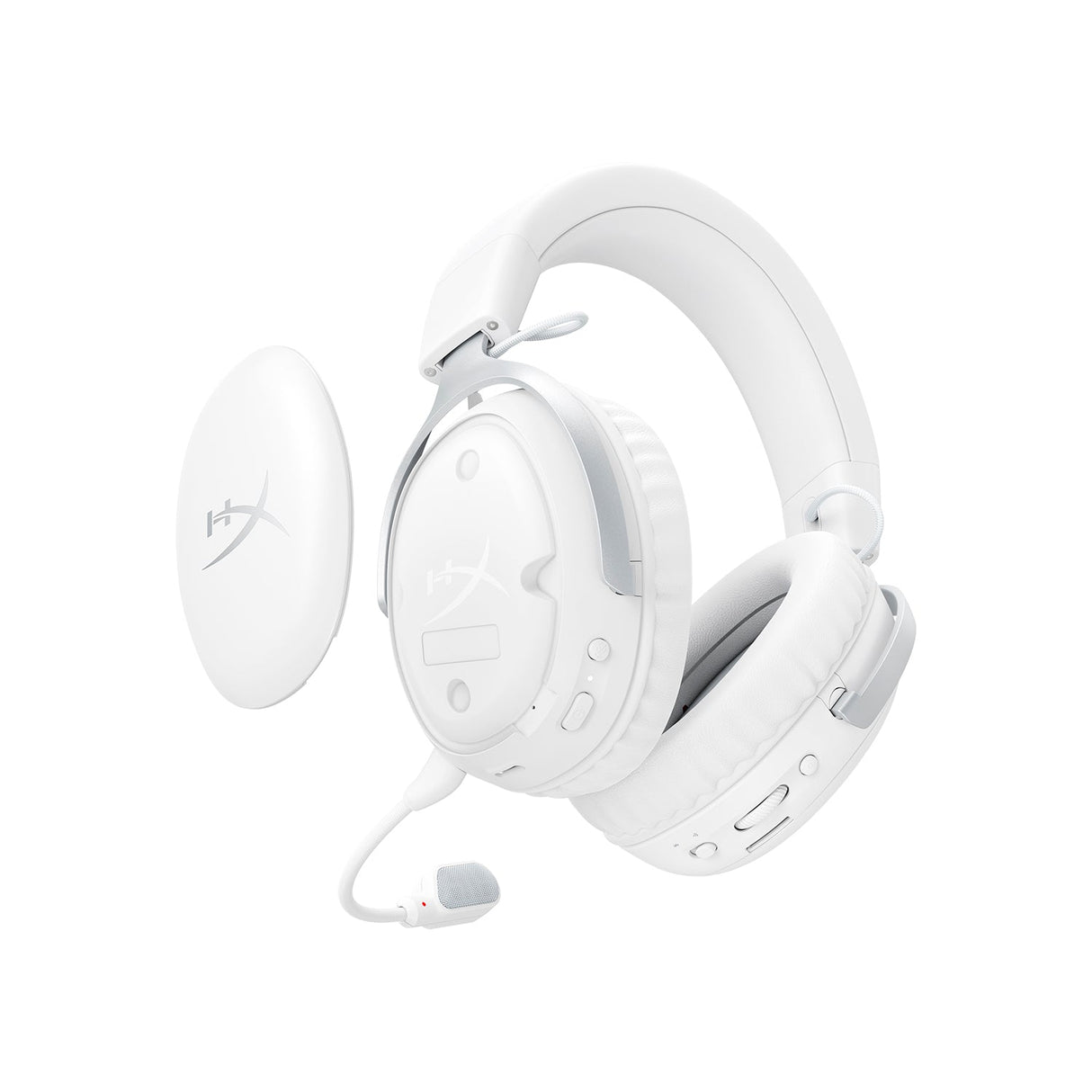 HyperX Cloud III S Wireless/Bluetooth/Wired Gaming Headset Compatible with PS5, Switch, PC, Mac & Mobile - White