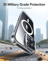 ESR iPhone 17 HaloLock Classic Hybrid Case with Stash Stand (Camera Control Button) Case