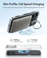 ESR iPhone 17 HaloLock Classic Hybrid Case with Stash Stand (Camera Control Button) Case
