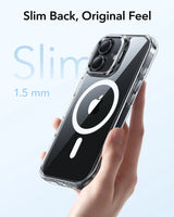 ESR iPhone 17 HaloLock Classic Hybrid Case with Stash Stand (Camera Control Button) Case