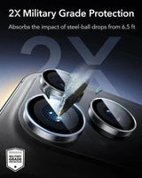 ESR iPhone 17/16/15/14 Pro/Pro Max Armorite Camera Lens Protector