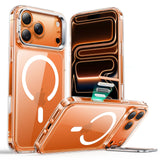 ESR iPhone 17 Pro Max HaloLock Classic Hybrid Case with Stash Stand (Camera Control Button) Case