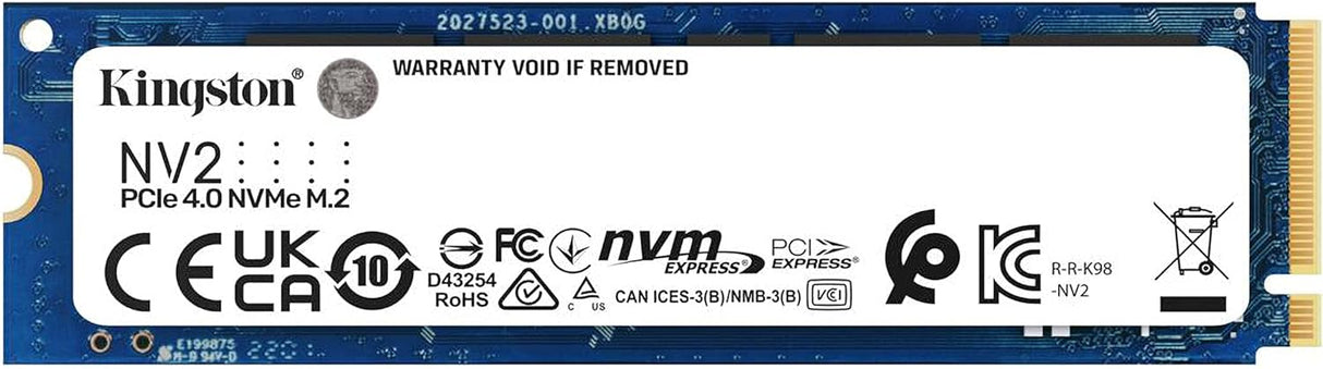 Kingston 1TB NV2 M.2 2280 PCIe 4.0 x4 NVMe SSD