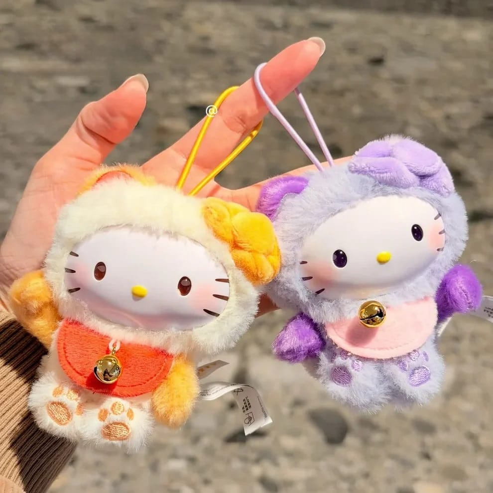 Hello Kitty Style Meow Blessing Series Plush Relaxing Toy Mi - 3.15 inch (Blind Box) selling per piece - 25MR-018