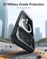 ESR iPhone 17 Pro HaloLock Classic Hybrid Case with Stash Stand (Camera Control Button) Case