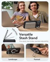 ESR iPhone 17 Pro HaloLock Classic Hybrid Case with Stash Stand (Camera Control Button) Case