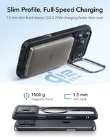 ESR iPhone 17 Pro HaloLock Classic Hybrid Case with Stash Stand (Camera Control Button) Case