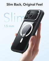 ESR iPhone 17 Pro HaloLock Classic Hybrid Case with Stash Stand (Camera Control Button) Case